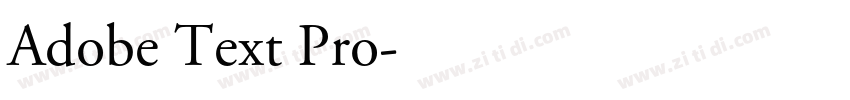 Adobe Text Pro字体转换